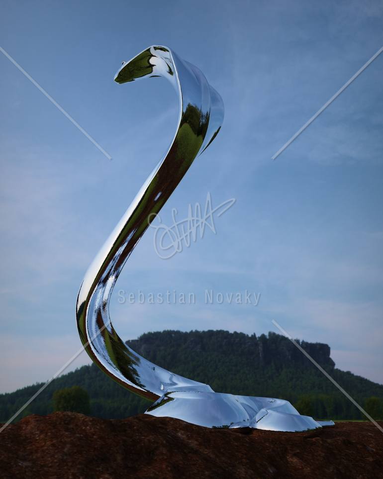 Original Contemporary Abstract Sculpture by Sebastian Novaky