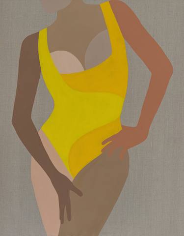 Original Cubism Women Paintings by Kate Matsevych