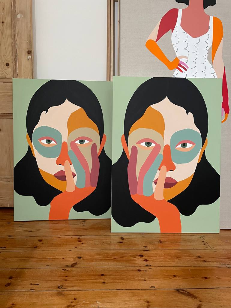 Original Contemporary Women Painting by Kate Matsevych