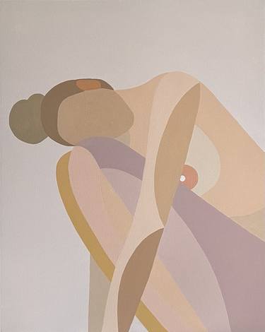 Print of Cubism Nude Paintings by Kate Matsevych