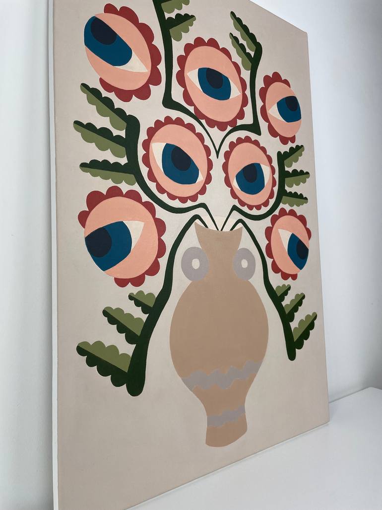 Original Contemporary Floral Painting by Kate Matsevych