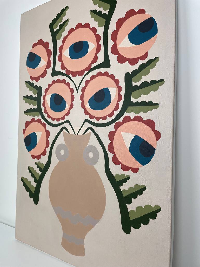 Original Contemporary Floral Painting by Kate Matsevych