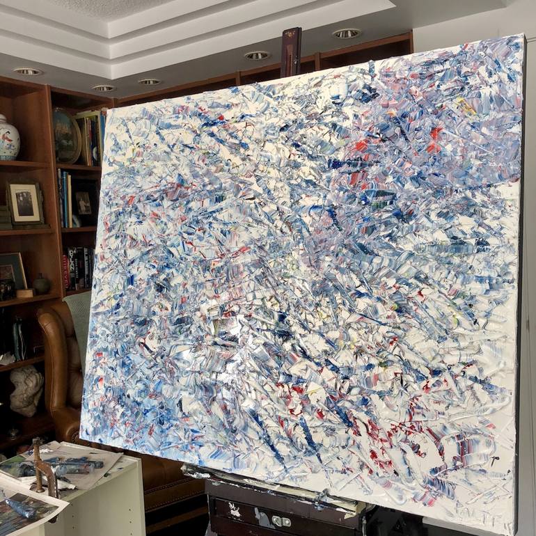 Original Abstract Expressionism Abstract Painting by Jonathan Palter