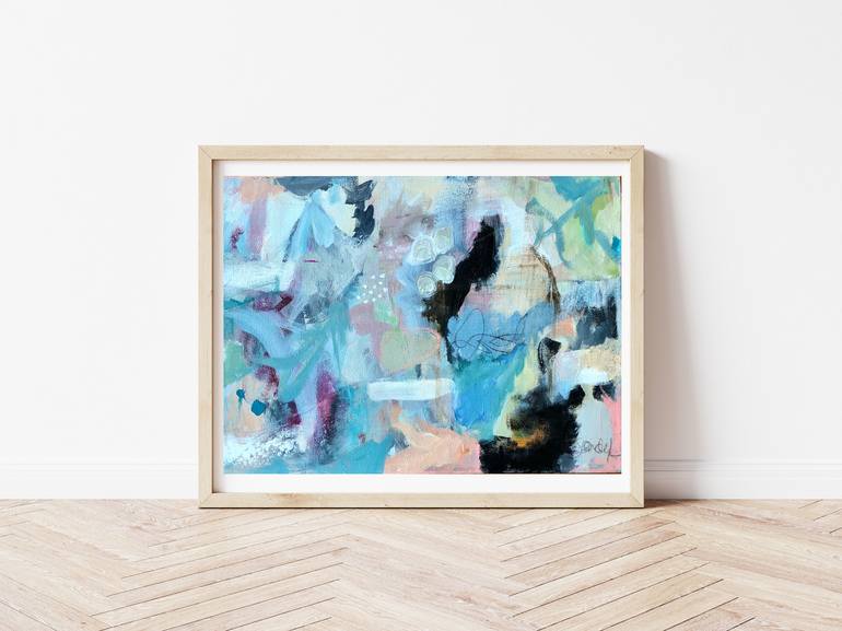 Original Modern Abstract Painting by Sandy Leslie