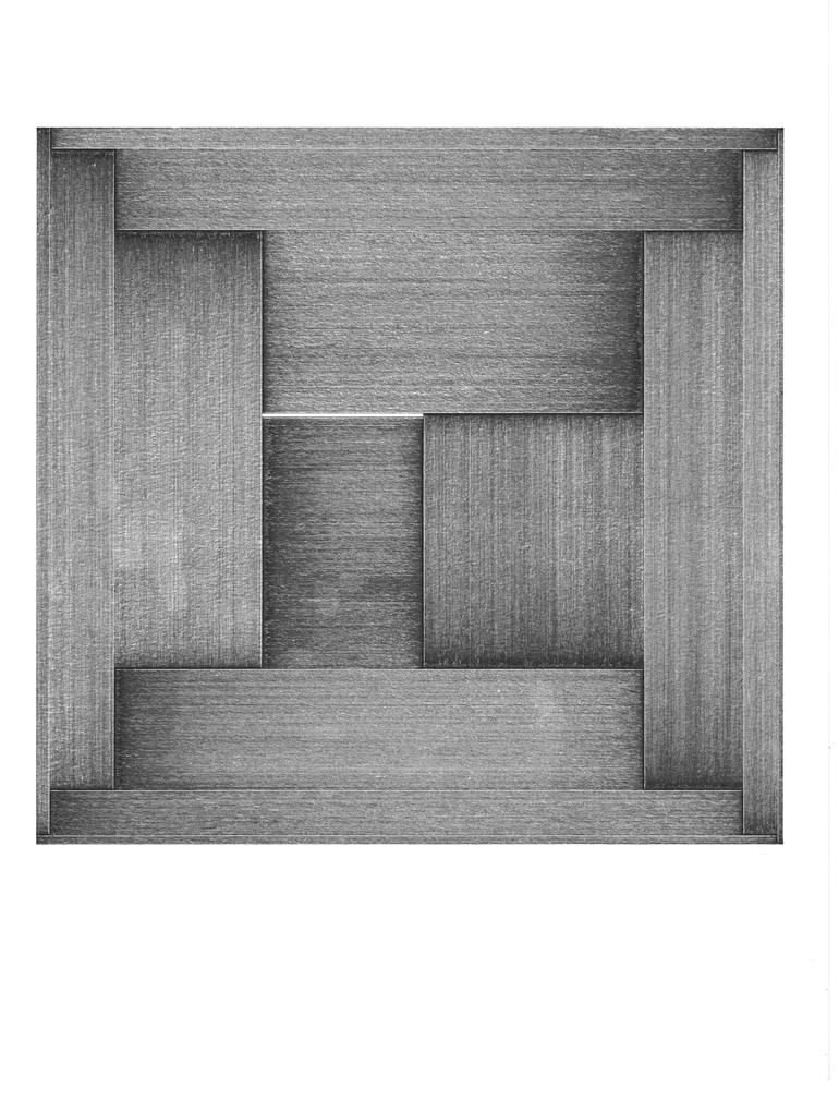 Original Minimalism Architecture Drawing by Matthijs van Zessen