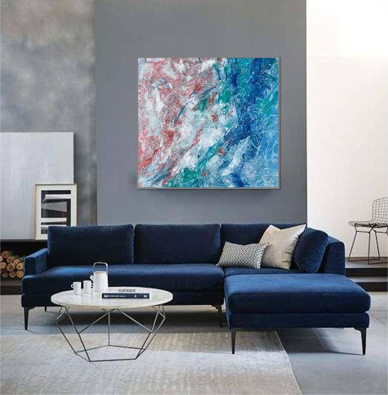 Original Abstract Expressionism Abstract Painting by Thomas Harle