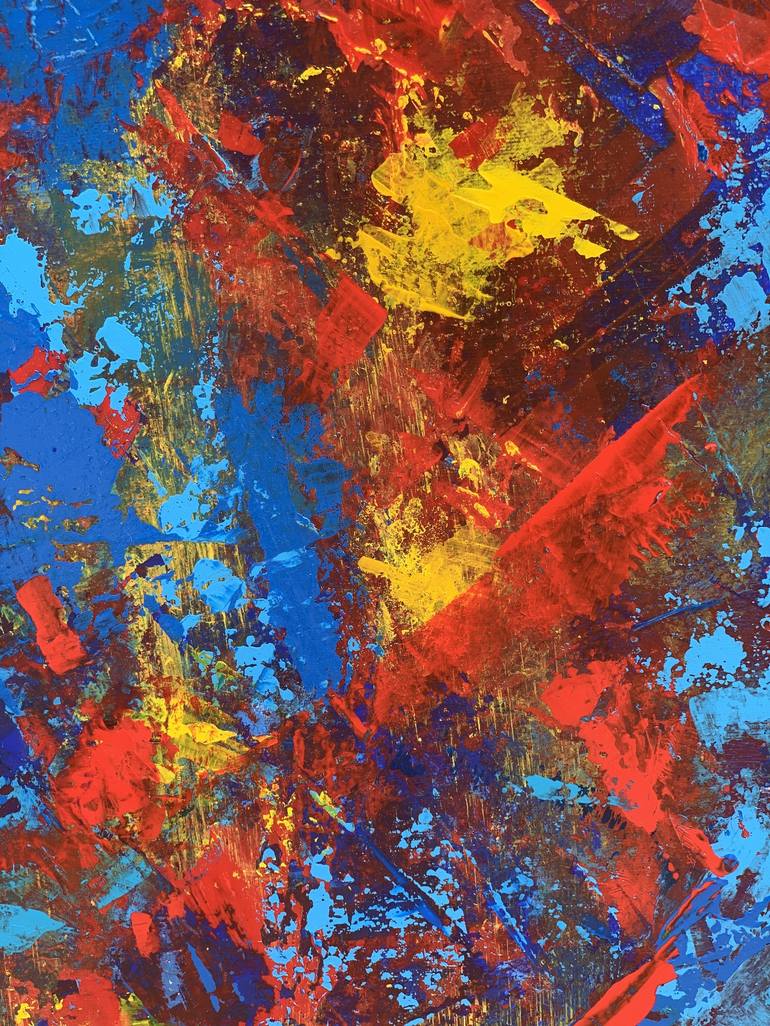 Original Abstract Painting by Thomas Harle