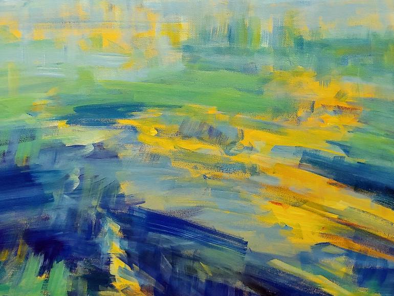 Original Impressionism Water Painting by Donald Rodd