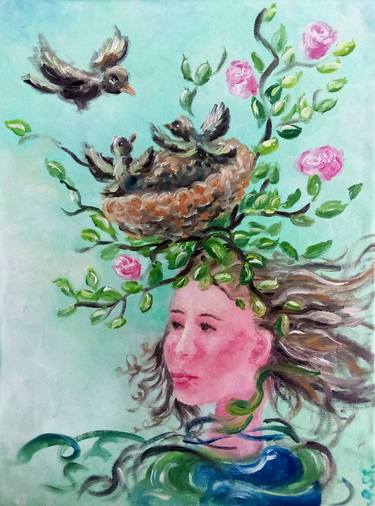 Print of Conceptual Fantasy Paintings by Alexandra Sharopina