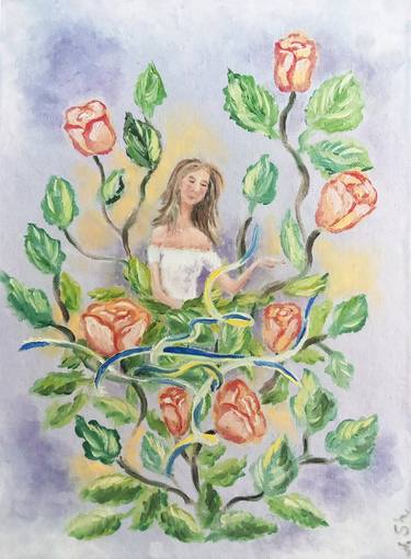 Original Garden Paintings by Alexandra Sharopina