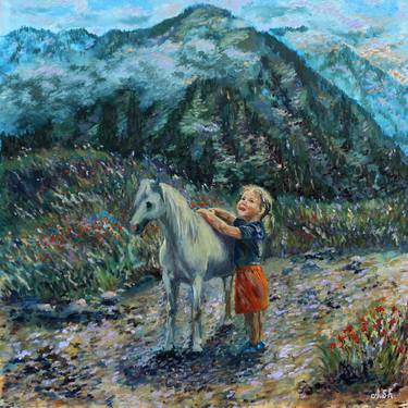Print of Children Paintings by Alexandra Sharopina