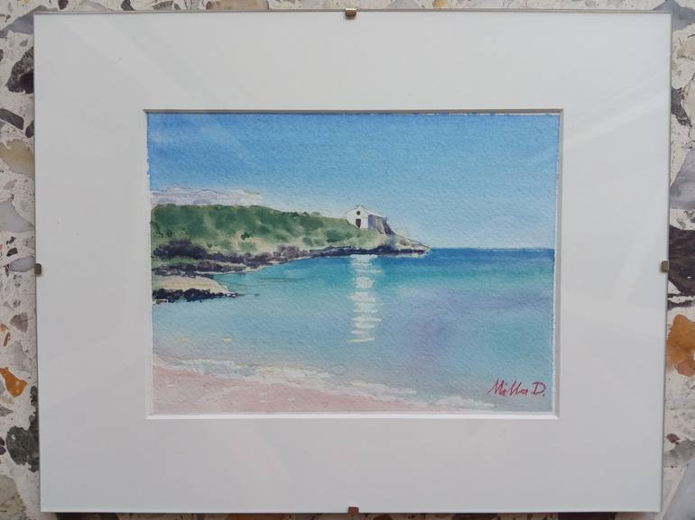 Original Fine Art Beach Painting by Milla Dereniuk