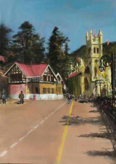 Print of Fine Art Architecture Paintings by Prabhdeep Singh