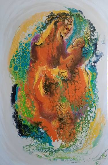 Print of Abstract Expressionism World Culture Paintings by Zjanna Boogaart-Baradina