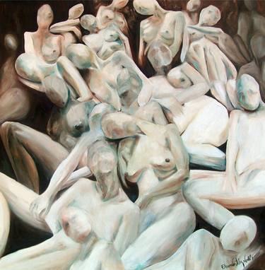 Original Fine Art Women Painting by Eleonora Magalotti