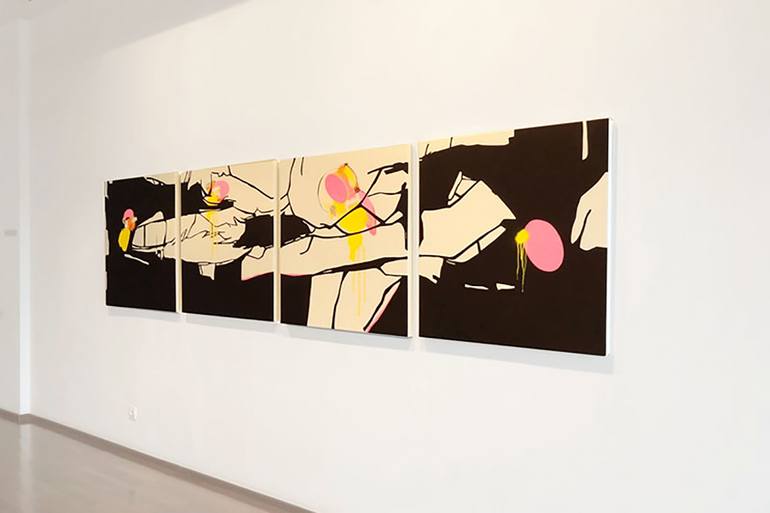 Original Abstract Installation by Elena Rato