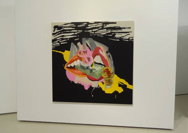 Original Expressionism Politics Painting by Elena Rato