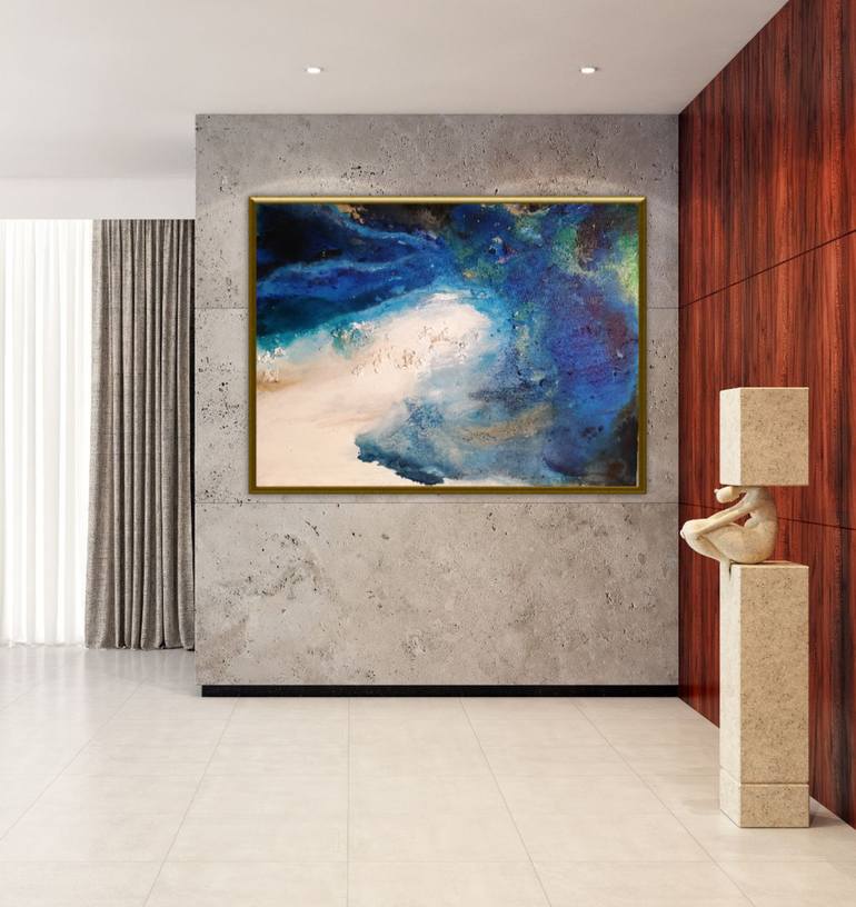 Sky in the Ocean Painting by Pooja Revankar | Saatchi Art