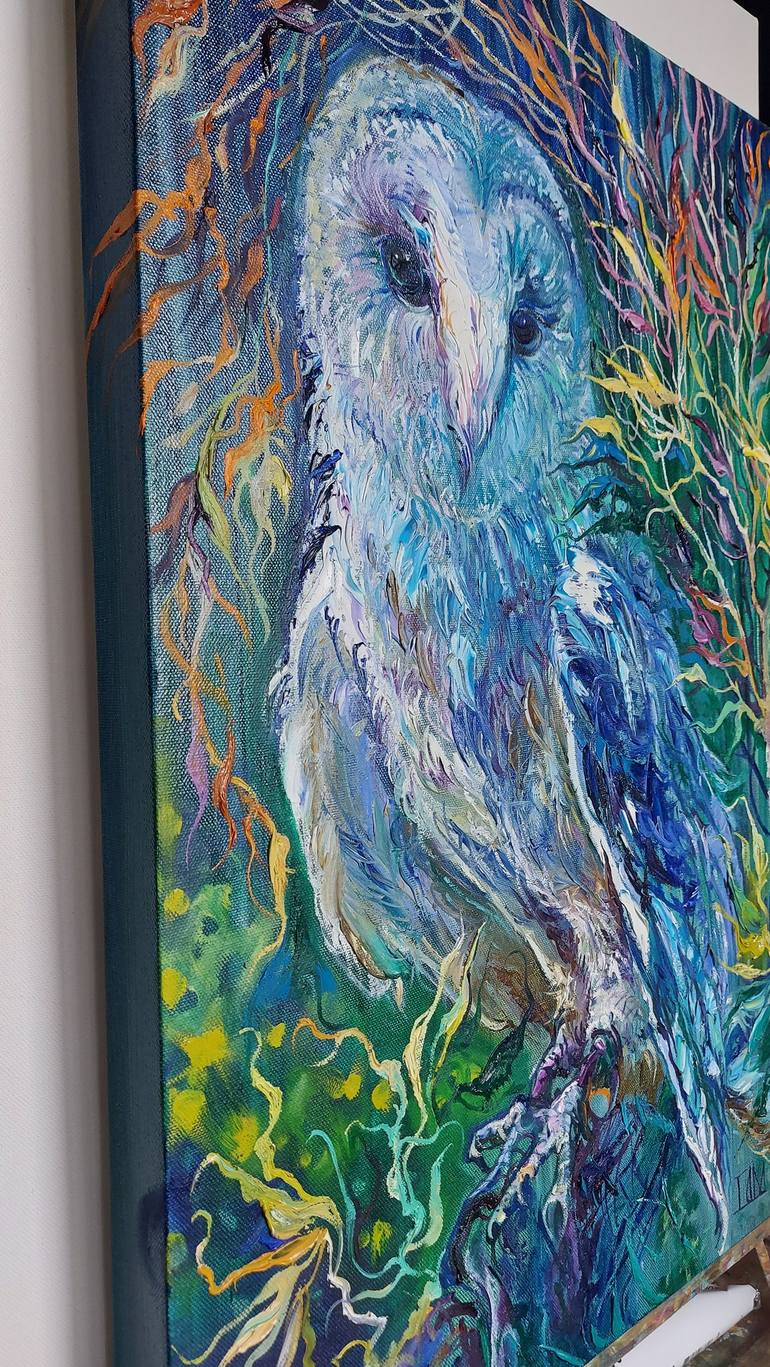 Original Impressionism Animal Painting by Lada Stukan