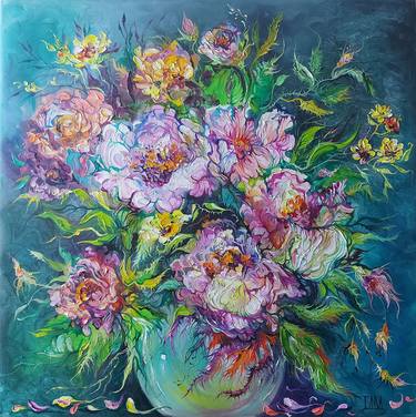 Original Impressionism Still Life Paintings by Lada Stukan