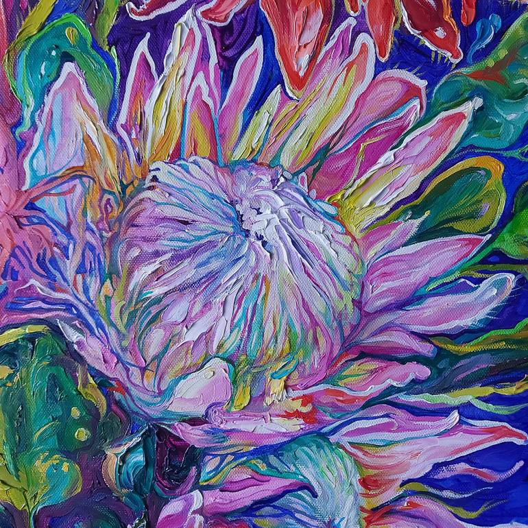 Original Floral Painting by Lada Stukan