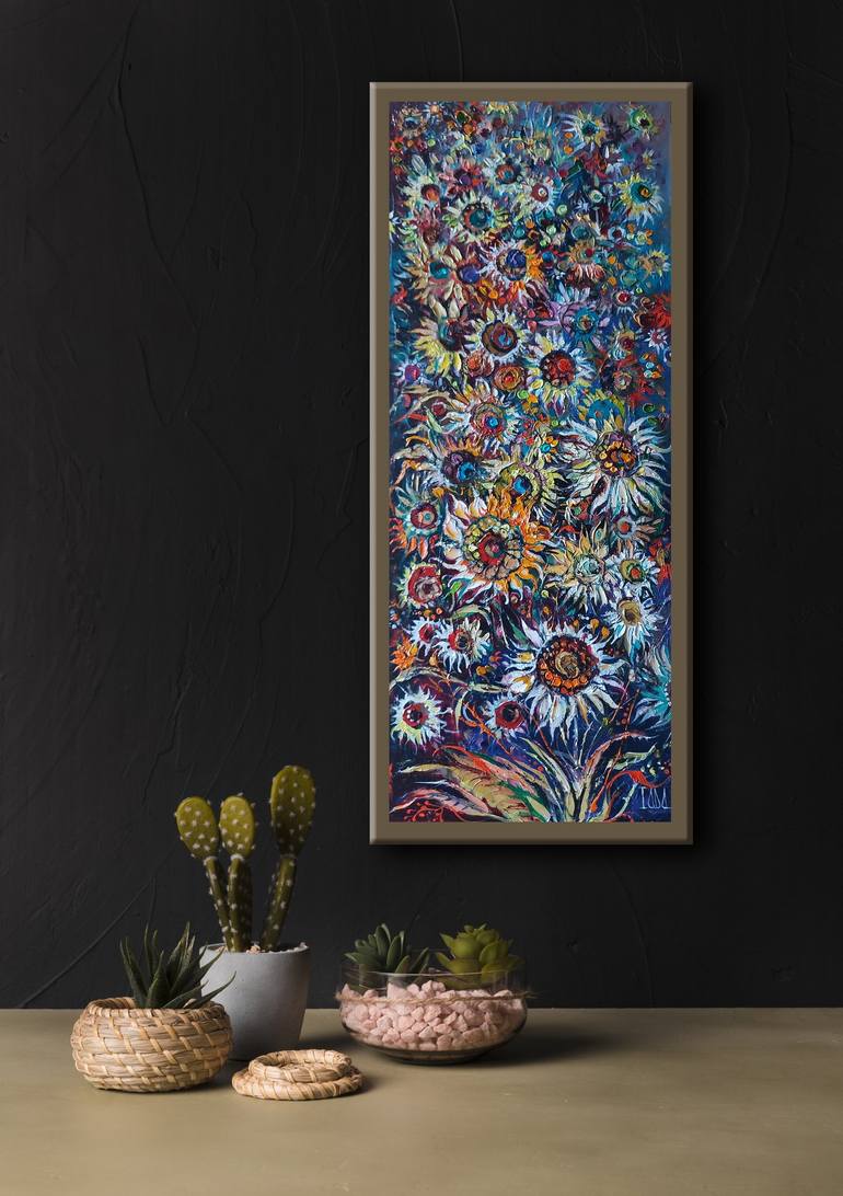 Original Floral Painting by Lada Stukan