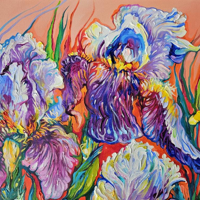 Original Floral Painting by Lada Stukan