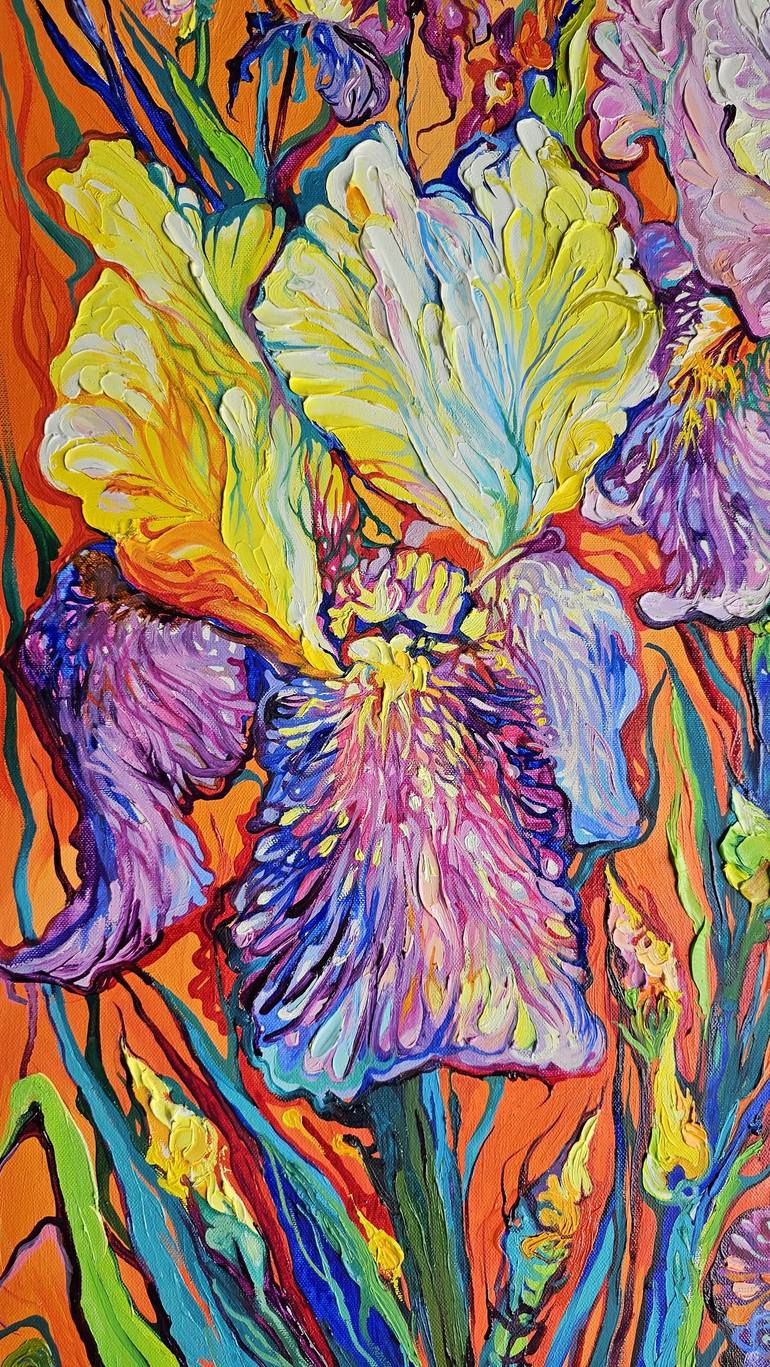 Original Floral Painting by Lada Stukan