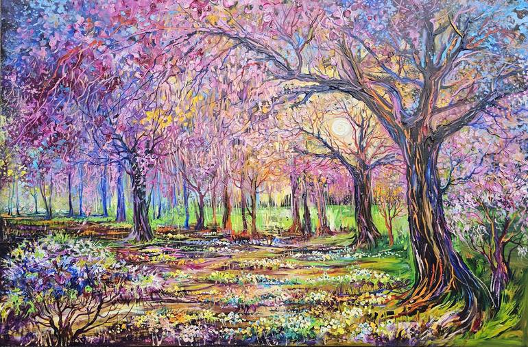 Original Impressionism Landscape Paintings by Lada Stukan