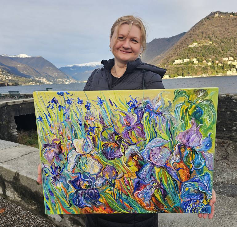 Original Impressionism Landscape Painting by Lada Stukan