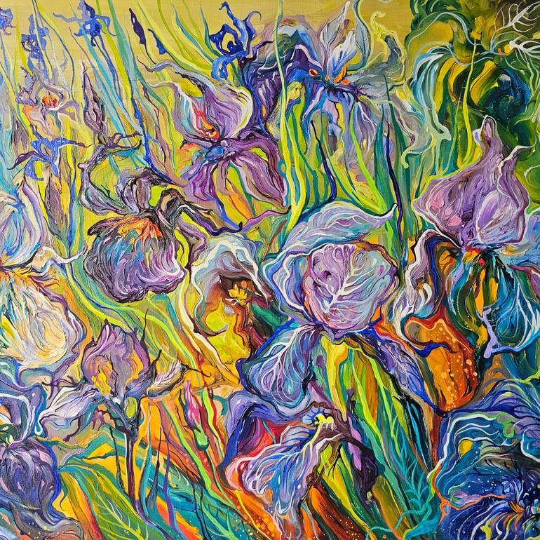 Original Impressionism Landscape Painting by Lada Stukan