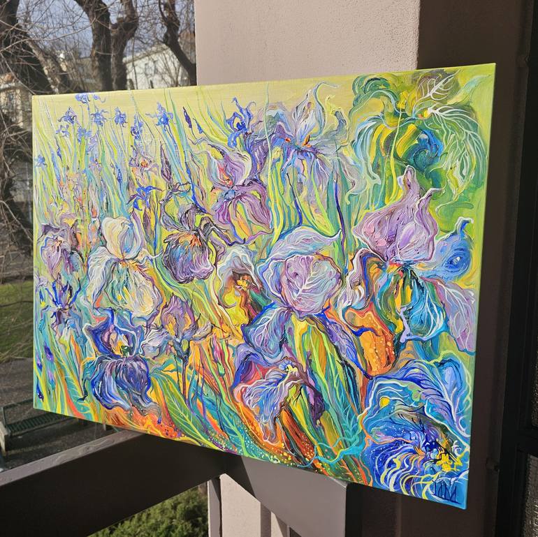 Original Impressionism Landscape Painting by Lada Stukan