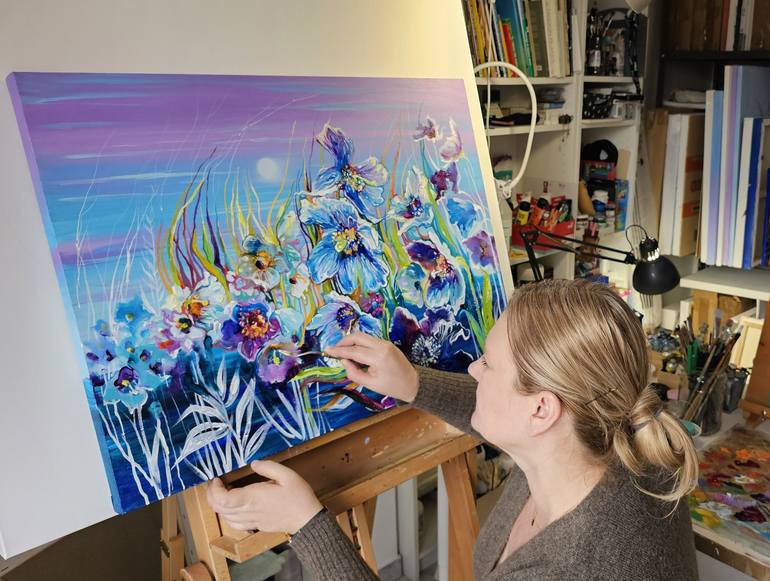 Original Contemporary Landscape Painting by Lada Stukan