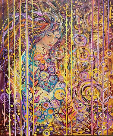 Original Contemporary Abstract Painting by Lada Stukan