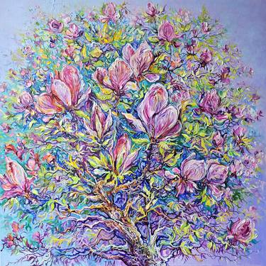 Original Impressionism Nature Painting by Lada Stukan