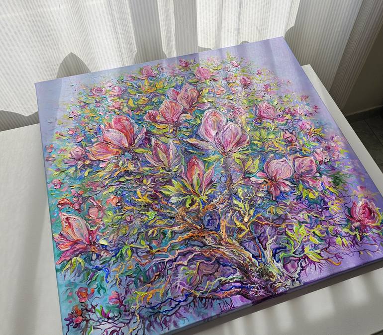 Original Impressionism Nature Painting by Lada Stukan