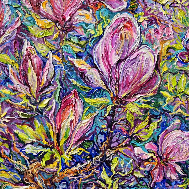 Original Impressionism Nature Painting by Lada Stukan