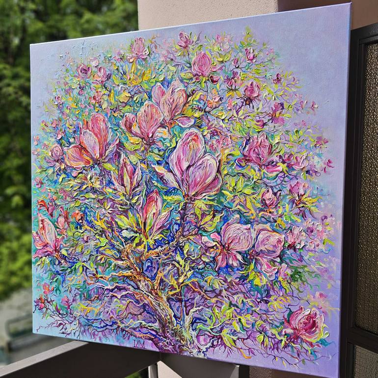 Original Impressionism Nature Painting by Lada Stukan