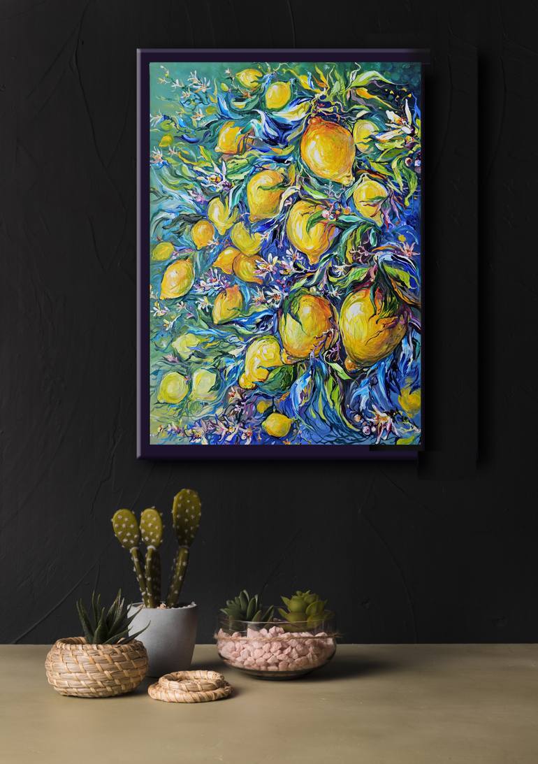 Original Contemporary Nature Painting by Lada Stukan