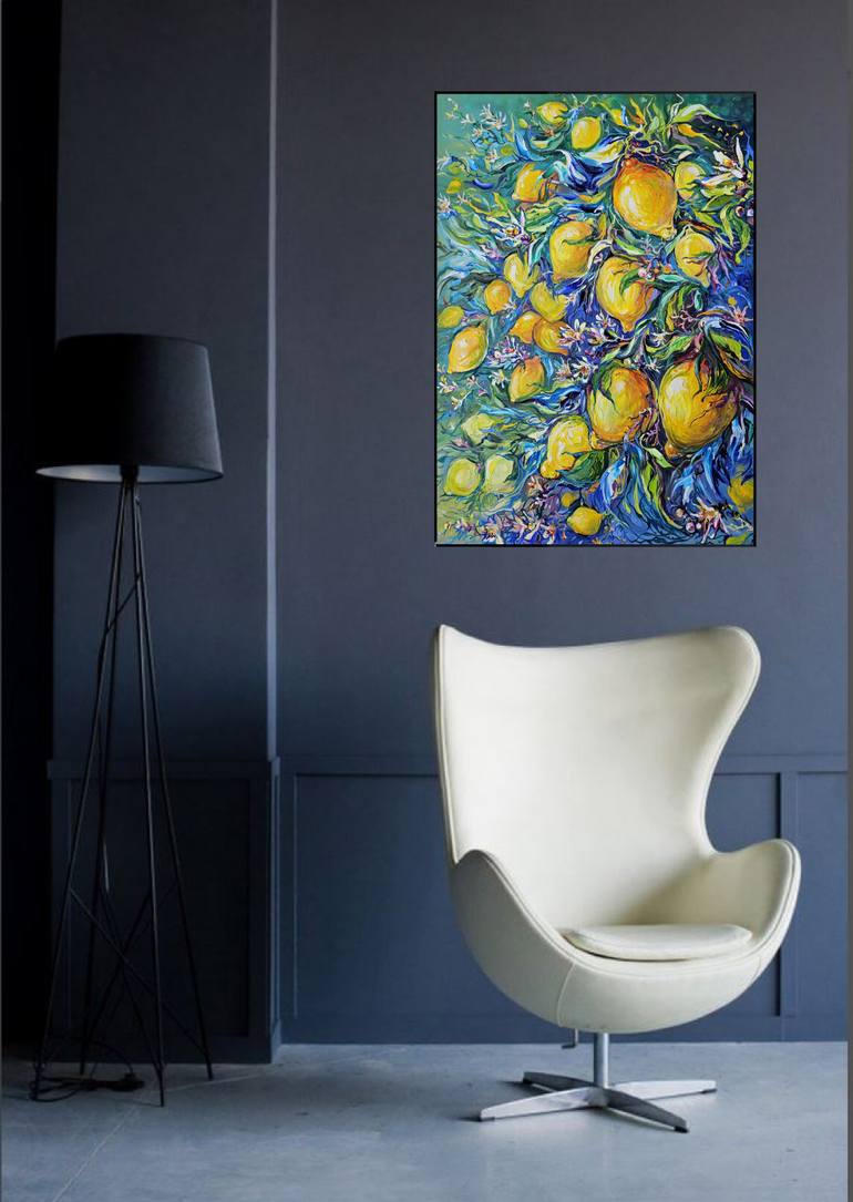 Original Contemporary Nature Painting by Lada Stukan