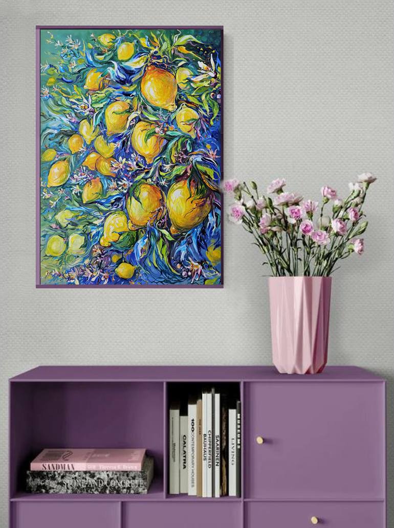 Original Contemporary Nature Painting by Lada Stukan