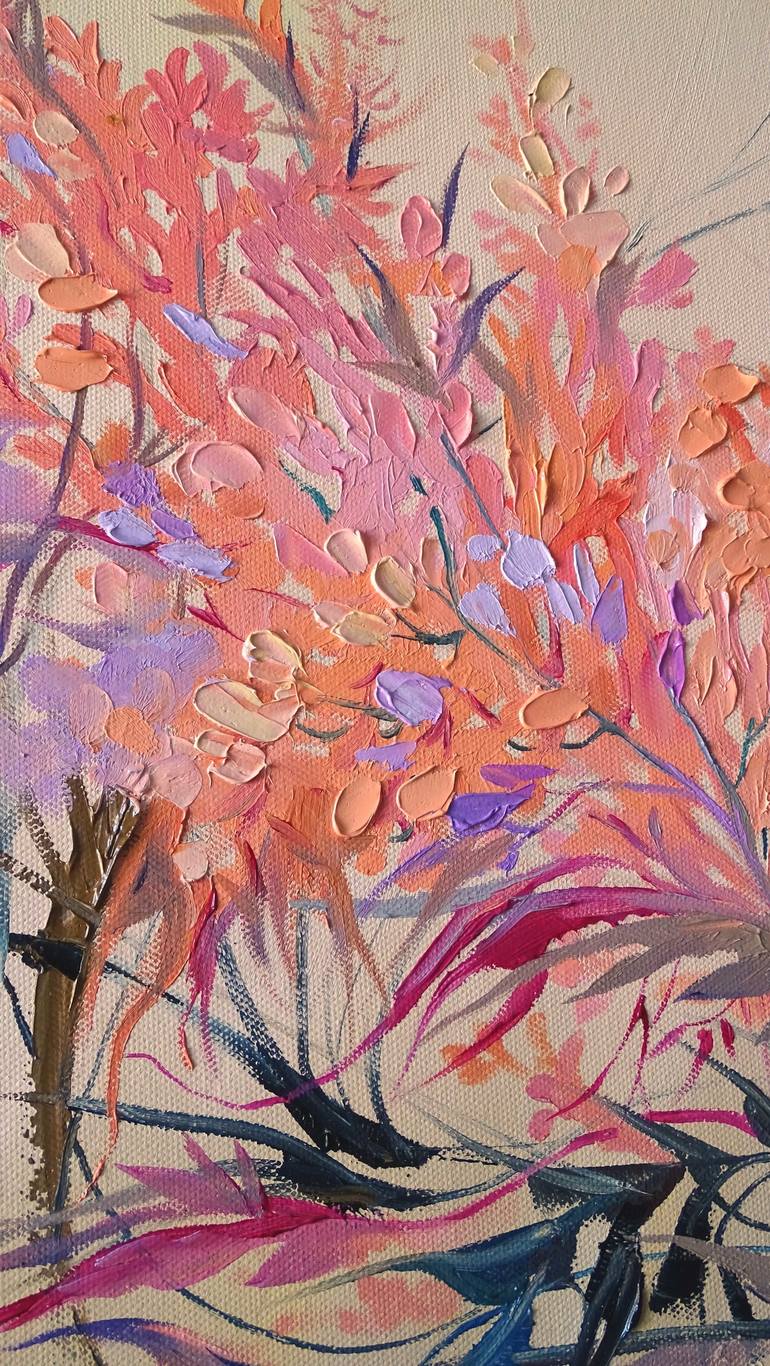 Original Floral Painting by Lada Stukan