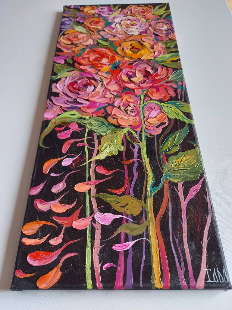 Original Realism Floral Painting by Lada Stukan