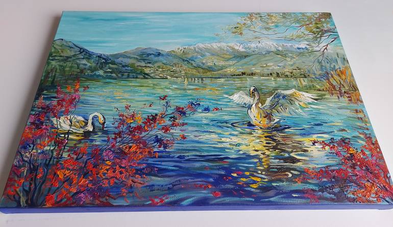 Original Realism Landscape Painting by Lada Stukan