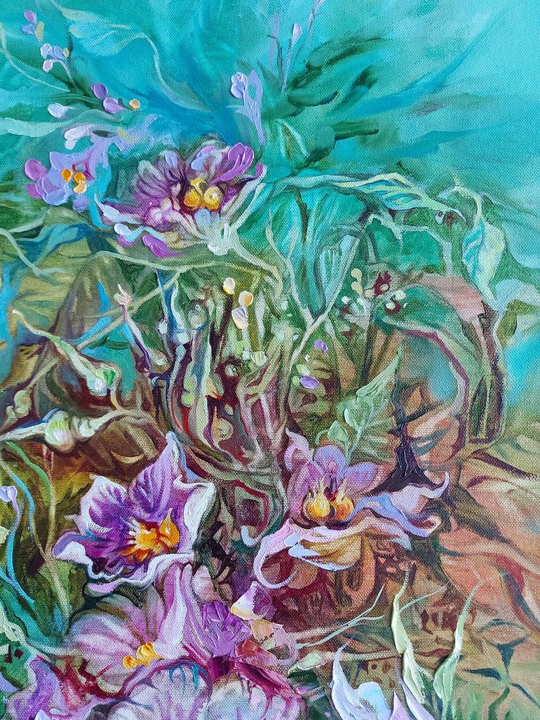 Original Realism Floral Painting by Lada Stukan