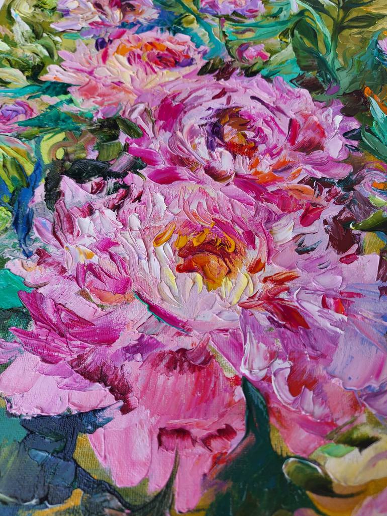 Original Realism Floral Painting by Lada Stukan