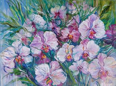 Original Realism Floral Paintings by Lada Stukan