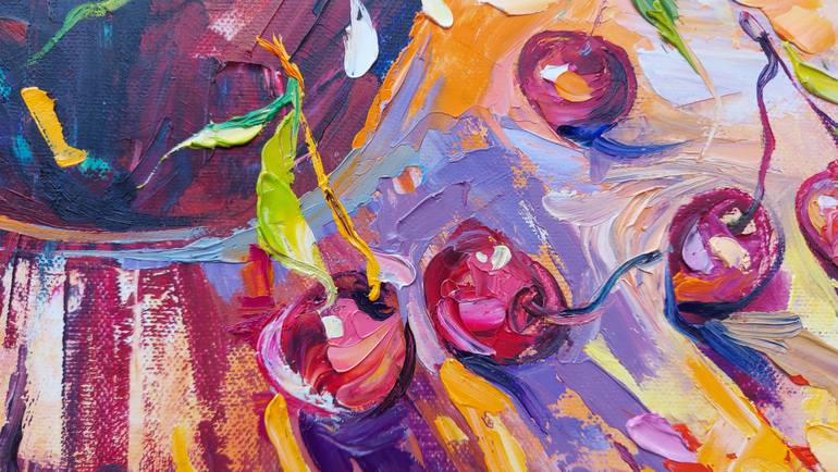 Original Art Deco Still Life Painting by Lada Stukan