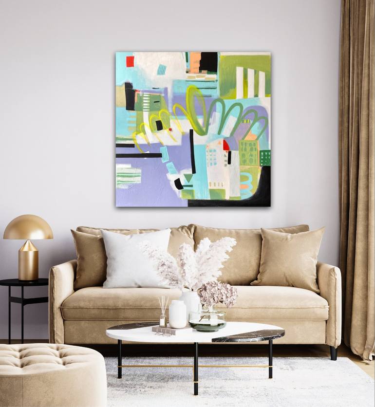 Original Abstract Painting by Silvia Sidoroff