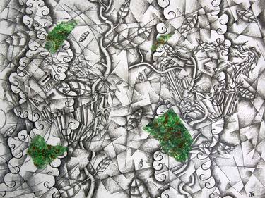 Original Conceptual Abstract Drawings by Yukio Kevin Iraha